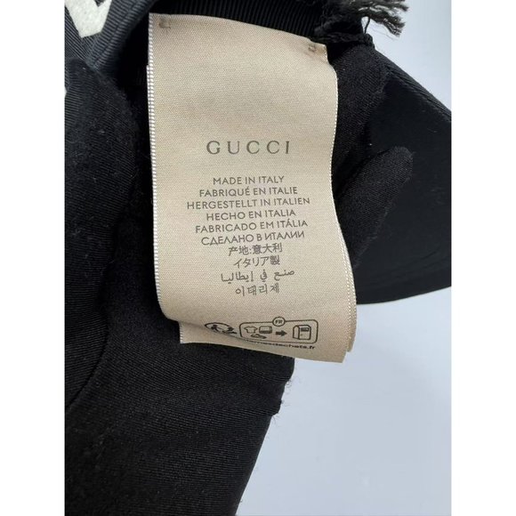 Gucci Men’s Patch 25 Baseball Cap Hat Black M  751400 - Picture 11 of 14